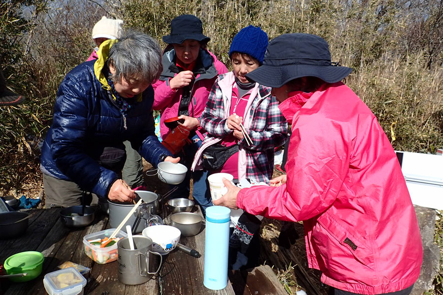 岩戸山・お雑煮の出来上がり