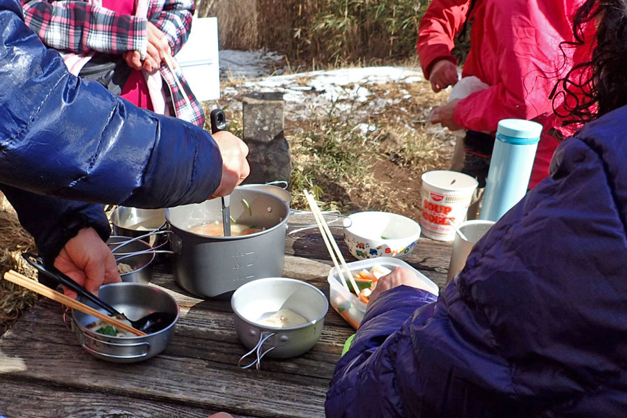 岩戸山・お雑煮の出来上がり