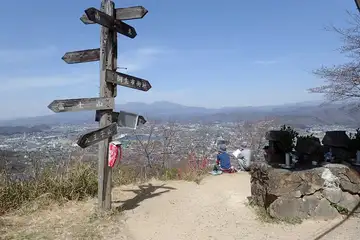 茶臼山の山頂