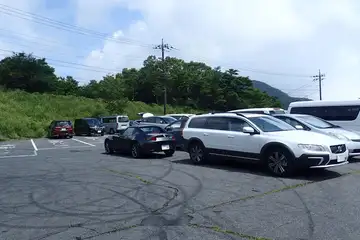 小沼の駐車場