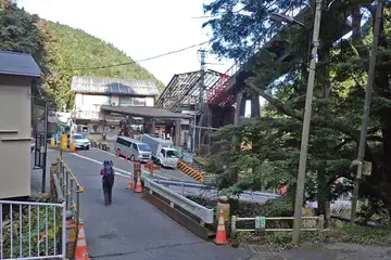 御岳山ケーブルの滝本駅