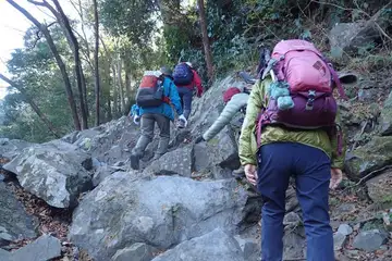 吾妻峡の河原