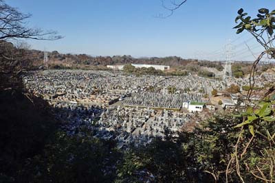 氷取沢から天園・横浜霊園