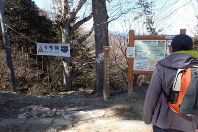 高尾山・４号路を下って行きます