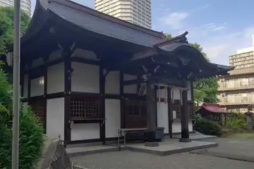 白旗神社の拝殿