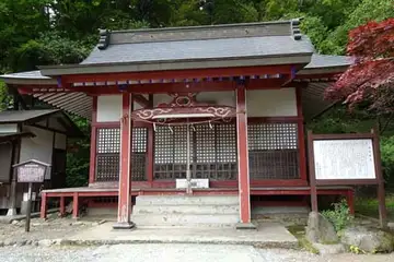 金時神社の拝殿