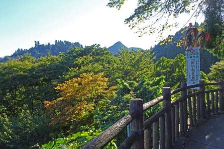 大岳山・振り返ると大岳山の頂