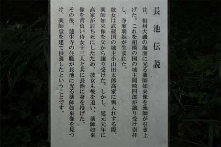 小山内裏公園から長沼公園・浄瑠璃姫の長池伝説