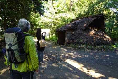 小田急多摩センター駅から永山駅・6500年前と言う前期竪穴住居