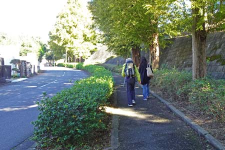 小田急多摩センター駅から永山駅・道を左に分け永山の住宅地へ