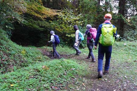 筑波山・林道から東筑波ハイキングコースへ