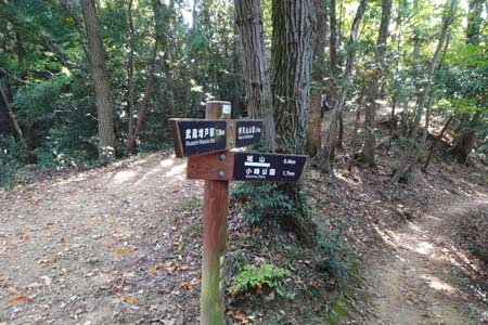 秋川丘陵・道標に導かれ網代弁天山へ