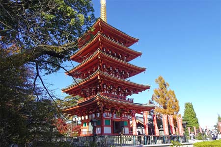 日野市・高幡不動の五重塔