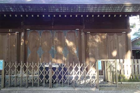 横浜市神奈川区・洲崎大神の拝殿