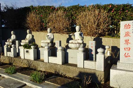 三浦市・妙音寺の胎蔵界四仏