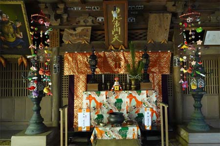 三浦市・白浜毘沙門天の毘沙門天堂