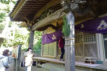 白浜毘沙門天の七福神めぐりの参拝者