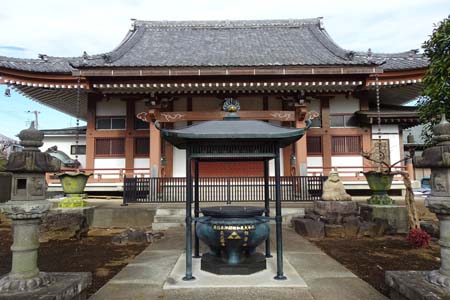 横浜市瀬谷区・長天寺の本堂