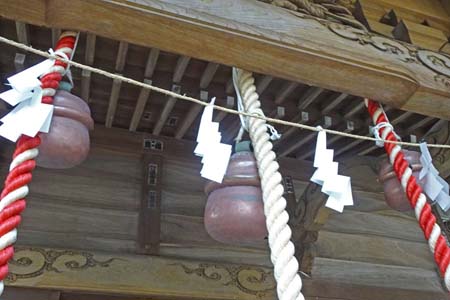 横浜市瀬谷区・宮沢神明社の拝殿
