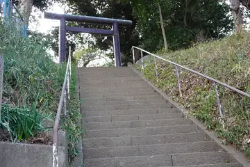 宮沢神明社の石段