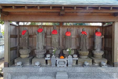 茅ヶ崎市・来迎寺の六地蔵