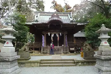 腰掛神社の拝殿