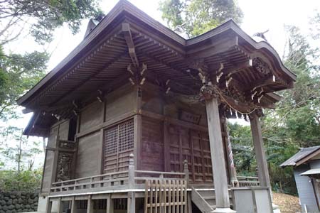 茅ヶ崎市・建彦神社の本殿