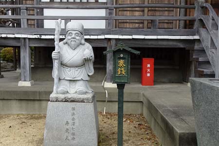 横浜市金沢区・寳藏院の横浜金沢七福神の寿老人