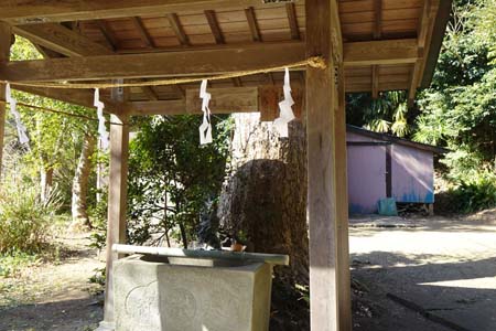 藤沢市・御霊神社の御手水場