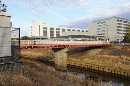 横浜市戸塚区・ブリジストンの工場専用橋