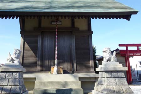 藤沢市・高谷大神宮の拝殿