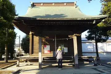 柄沢神社の拝殿