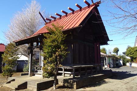 横浜市泉区・日枝神社の拝殿