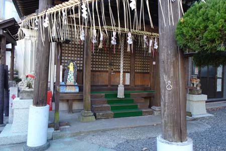 横浜市泉区・白姫神社の鳥居