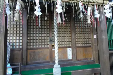 白姫神社の拝殿