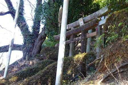横浜市緑区・椿稲荷社の石鳥居