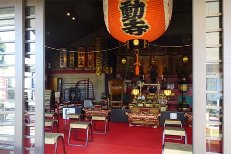 所沢市・不動寺の本堂