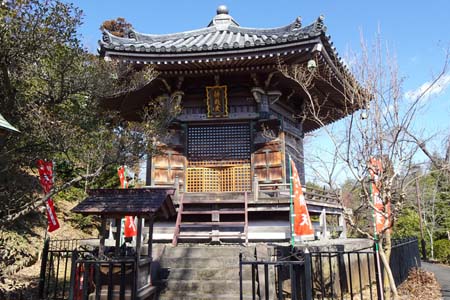 所沢市・不動寺の弁天堂