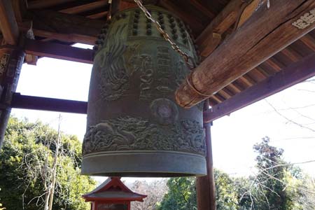 所沢市・不動寺の鐘楼