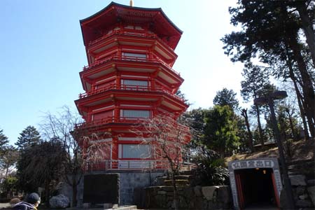 狭山丘陵・奥之院五重塔