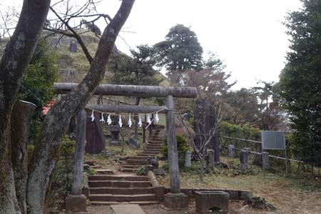所沢市・荒幡富士の鳥居