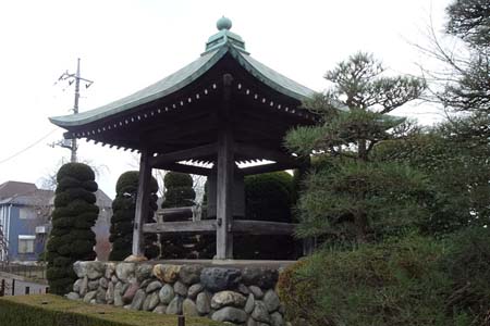 東村山市・正福寺の鐘楼