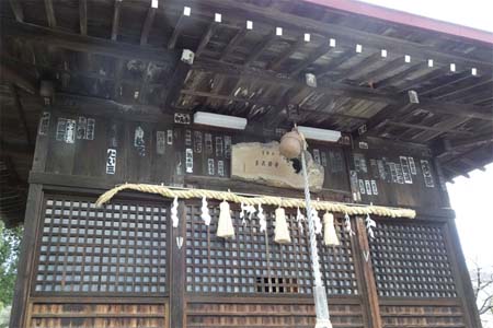 狭山丘陵・八坂神社の拝殿