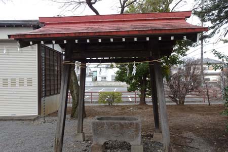 東村山市・八坂神社の御手水場