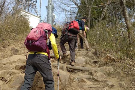 八王子丘陵・茶臼山の登り