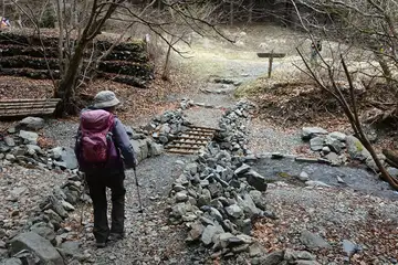 木下沢の木橋