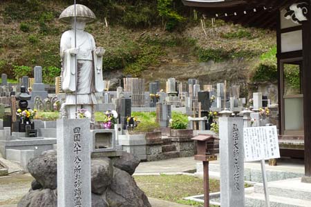 鎌倉市・東光寺の弘法大師とお砂踏み場