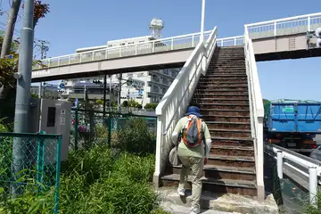 藤沢バイパスの歩道橋