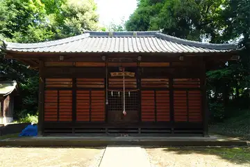 左馬神社の拝殿