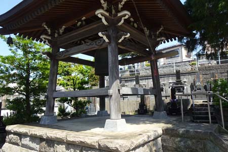 横浜市泉区・無量寺の鐘楼